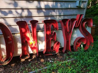 Shoneys Vintage Neon Sign Broken 3
