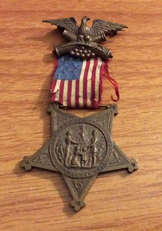 United States Civil War Veterans 1861/1866 Grand Army Of The Republic Medal Gar