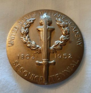 Rare Sesquicentennial Medal Of The U.  S.  Military Academy 1802 - 1952 West Point