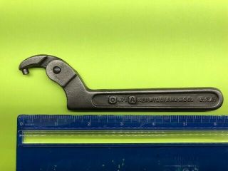 Vintage - J H Williams - O 471 A - Adjustable 1/4 " Pin Spanner Wrench In2152