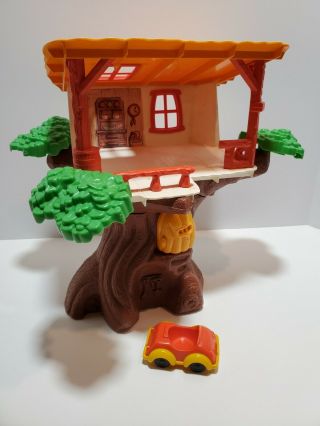 Vintage 1975 Hasbro Winnie - The - Pooh Weebles Hunny Tree House & Accessories
