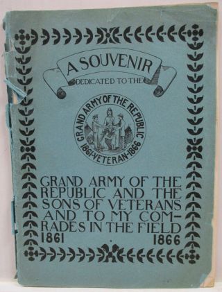 Gar Sons Of Veterans Civil War The Grand Army Button Souvenir 1899 Booklet