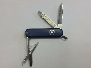 Victorinox Swiss Army Pocket Knife Blue Handle