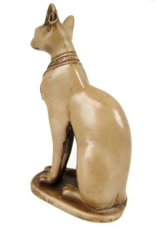 Egyptian Bastet Cat Statue Ancient Egypt Figurine Paperweight For Desk Decor 5 "
