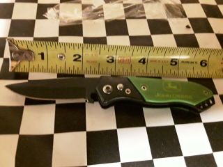 John Deere Spring Assisted Blade Pocket Knife Green