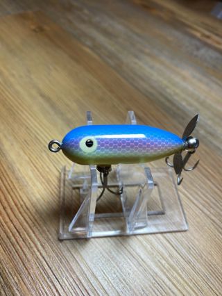Vintage Fishing Lure Heddon Tiny Torpedo Tough Color Old Bait 2