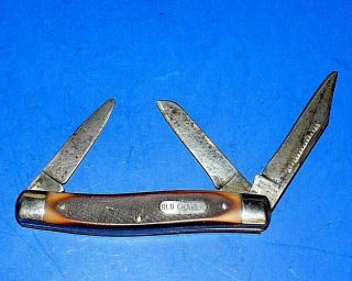 Vintage " Old Crafty " Craftsman U.  S.  A.  9547 Pocket Knife