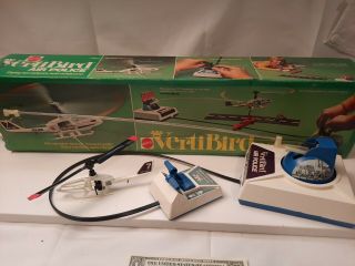 Vintage Rc Helicopter,  Vertibird Air Police,  1973.  Parts.