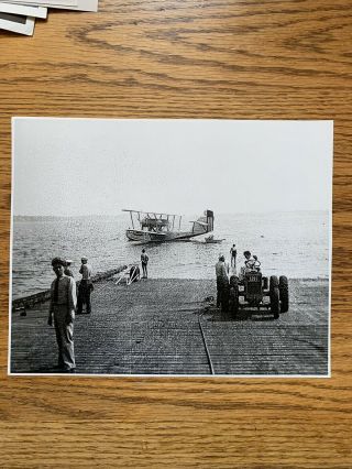 Uscg Ph - 3 Flying Boat Wwii Military Aviation 8x10 Found Photo