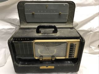Vintage Zenith Transoceanic Radio Model H500 Chassis 5h40 For Restoration