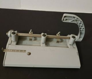 Vintage Foothill 310 Paper 3 - Hole Punch Office Heavy Duty Adjustable