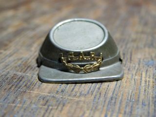 Vintage G.  A.  R.  Grand Army Of The Replubic Confederate Cap Charm Or Pendant