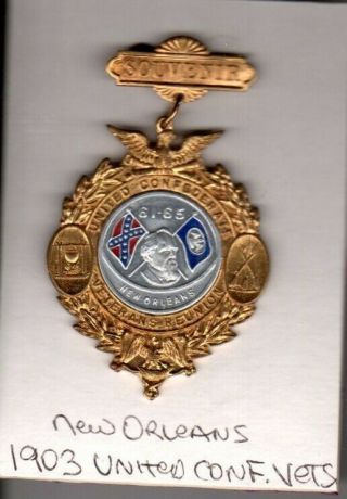 1903 Ucv Reunion Badge Orleans