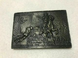 Dalton Gang Oct 5,  1892 Coffeyville The First National Bank Belt Buckle