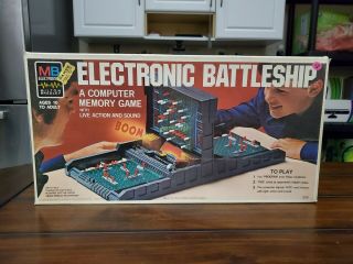 Vintage 1977 Mb Milton Bradley Electronic Battleship Board Game