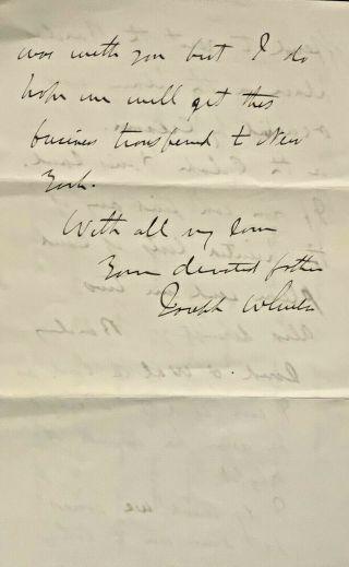 Confederate General Joseph Wheeler Signed Letter & Cover