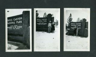 Vintage Photos Bryce Canyon National Park Sign Utah Us National Park 411095