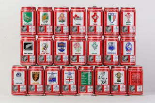 1995 Coca Cola 22 Cans Set From South Africa,  Rugby World Cup 1995