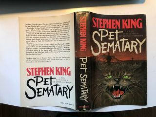Pet Sematary By Stephen King (1983) Bce Vintage Hard Cover Dust Jacket