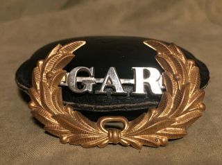 Vintage Grand Army Of The Republic Gar Hat Badge