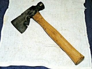 Vintage Plumb Roofing Half Hatchet Axe Octagon Hammer W/nail Puller
