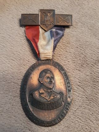 53 Rd Annual Encampment Dept Of Ohio G.  A.  R.  1929 Military Medal