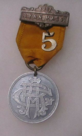 Gar Post 5 Lynn,  Mass.  Reunion Medal