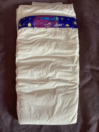 Vintage/rare Luvs Barney Size 6 Disposable Diapers,  Qty 6 (plastic,  Abdl)