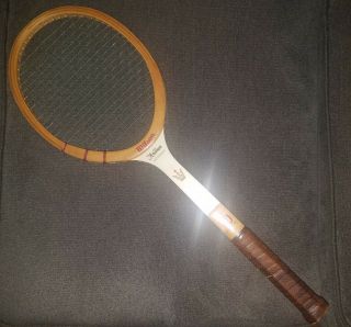 Vintage Wilson Jack Kramer Autograph Wood Tennis Racquet 4 1/2 Champion Play
