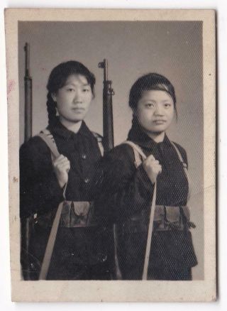 Cute Chinese Militia Girls Springfield 