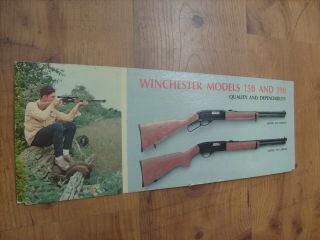 Winchester Cardboard In Store Sign Advertising - Model 150 190,  Boy shooting 2