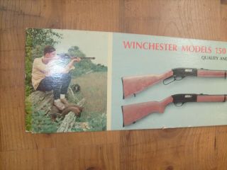 Winchester Cardboard In Store Sign Advertising - Model 150 190,  Boy shooting 3