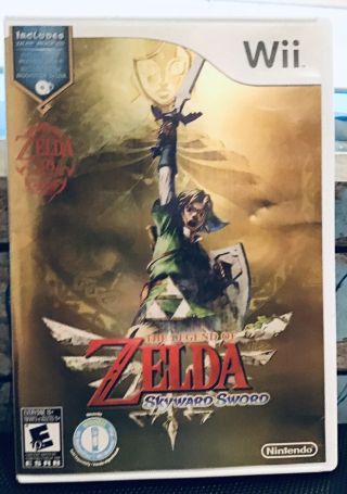 The Legend Of Zelda Skyward Sword Nintendo Wii Authentic Game W/ Symphony Cd Vtg