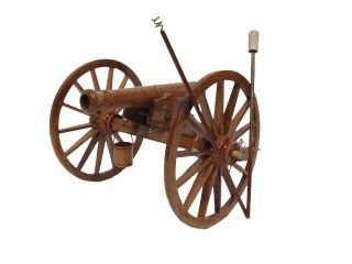 The Napoleon 12 Pounder Civil War Cannon Army Field Artillery Wood Wooden Model