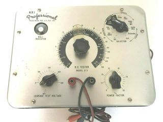 Vintage Nri Professional/conar Model 311 Resistor Capacitor Tester