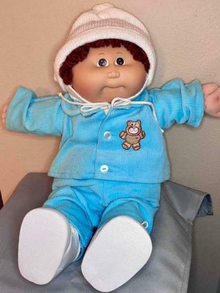 Vintage 1983 Orig.  Issue Cabbage Patch Kids Doll,  Auburn Hair,  Kt,  A/o,  Ex/mint