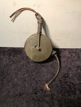 Crouse Hinds Vintage Electrical Industrial Drop Light Reel