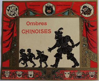 Ombres Chinoises.  Le Petit Poucet.  Chromolithographie Originale Pour Boite De J