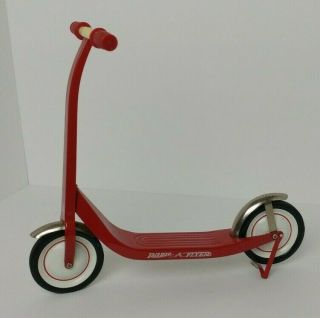 Vintage Collectible Mini Radio Flyer Scooter Toy Decoration All Metal