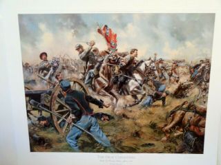 The Gray Comanches Battle Of Brandy Signed & 