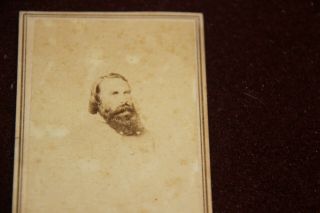 James Longstreet Civil War E.  & H.  T.  Anthony Photograph Card