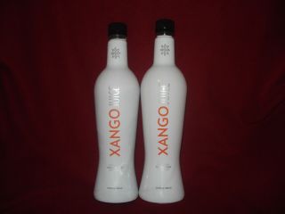 Zija Xango Juice Bottles X 2 /mangosteen Dietary Health Drink 750 Ml Each