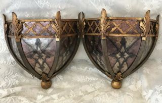 Spanish Gothic Style Sconces By Fine Art Lamps