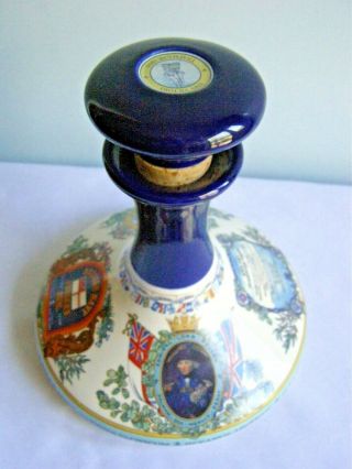 Staffordshire Pussers British Navy " Admiral Lord Nelson " Ship Decanter - 1 Litre