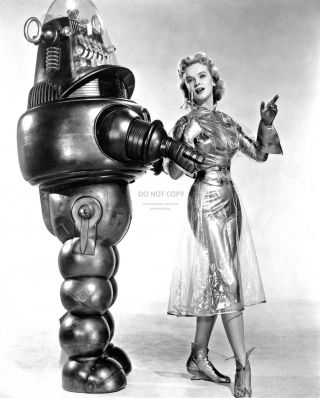 Anne Francis " Robby The Robot  Forbidden Planet " 8x10 Publicity Photo (bb - 799)