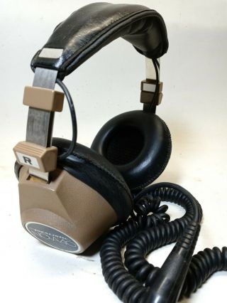 Realistic Nova 40 Stereo Headphones Retro Vintage Full Size Dj Wired Headset