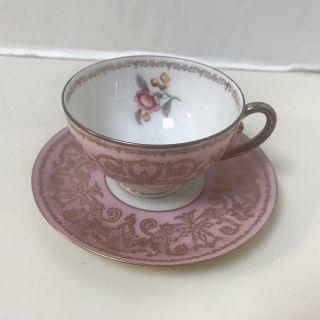 Vintage Puls Czechoslovakia Porcelain Cup & Saucer Porcelain