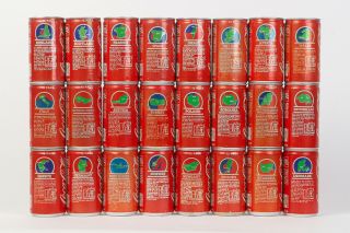 1986 Coca Cola 24 Cans Set From The Usa (chicago),  Liberty Facts