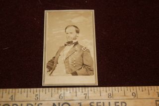 Willaim Tecumseh Sherman Civil War E.  & H.  T.  Anthony Photograph Card