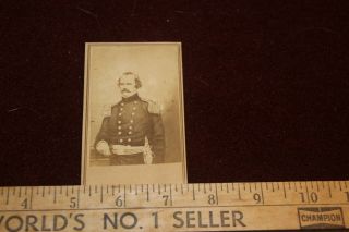 Albert Sidney Johnston Civil War E.  & H.  T.  Anthony Photograph Card
